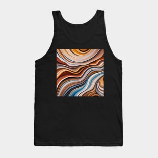 Abstract fluid art Tank Top